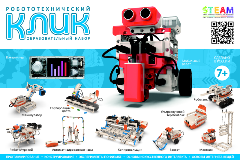 Робототехнический набор КЛИК: Погружение в мир роботики для детей
