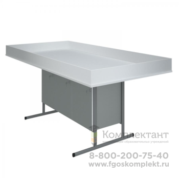 СПЕЦКАБИНЕТЫ стол для занятий робототехникой /стационарный/ габариты: 2460x1240x980