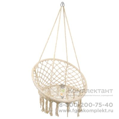 Гамак-кресло подвесное плетёное