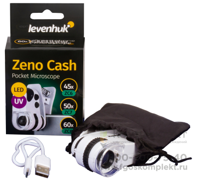 Микроскоп карманный для проверки денег Levenhuk Zeno Cash ZC7 по ФГОС купить по низким ценам в г. Москва