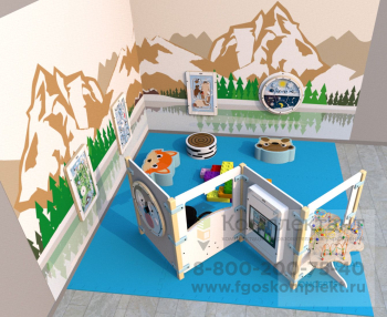Игровая комната для детского сада innovator Playroom «Magic Wall» (для помещений 8-10 м кв) 