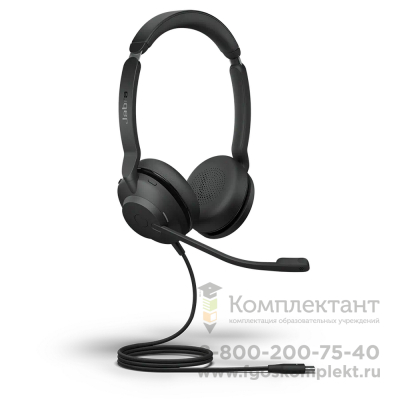 Гарнитура проводная Jabra Evolve2 30 MS Stereo / USB-A / RTL  {18} (024685) 📺 в Москве