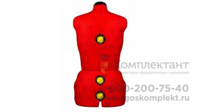 Манекен портновский раздвижной EFFEKTIV Tailor Woman L (red)