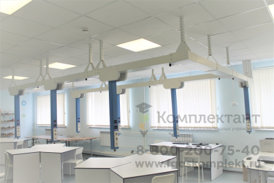 Потолочная система для кабинета физики, 6+1 модулей 🪑 в Москве