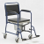 Кресло-коляска инвалидная с санитарным оснащением H009B арт. AR12288 