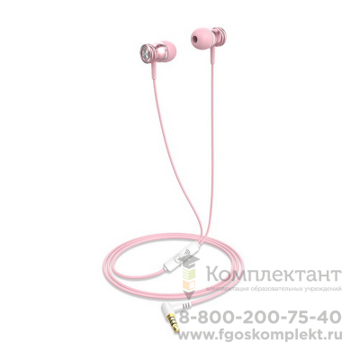 Audio series-Wired earphone E303P Pink 📺 в Москве