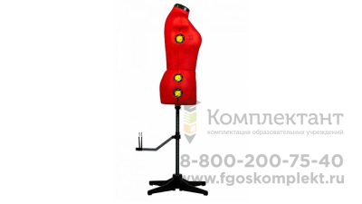 Манекен портновский раздвижной EFFEKTIV Tailor Woman S (red)