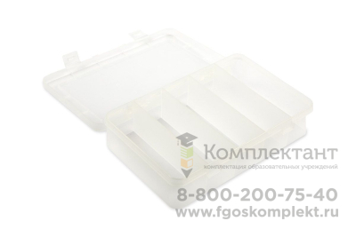 "Gamma" Коробка для шв. принадл. пластик OM-012 прозрачный