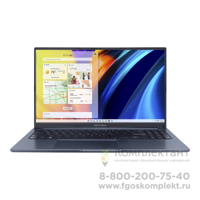 Ноутбук ASUS Vivobook 15X X1503ZA-L1274 Corei7 12700H/12Gb/SSD512Gb/15.6"/OLED/FHD/noOS/blue (90NB0WY1-M00AW0) (807827) 📺 в Москве