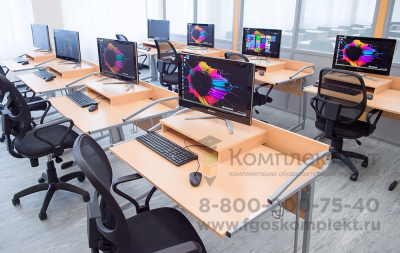 Стационарный компьютерный класс 12+1 на моноблоках Core i3/i5 серия Стандарт 📺 в Москве