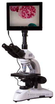 Микроскоп цифровой Levenhuk MED D25T LCD, тринокулярный по ФГОС купить по низким ценам в г. Москва